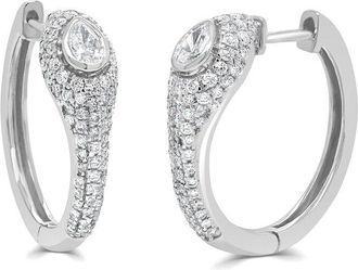 Sabrina Designs 14K 0.77 Ct. Tw. Diamond Huggie Earrings