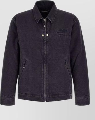 Undercover cotton printed single breasted coat