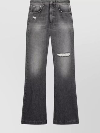 Dondup olivia distressed five-pocket trousers