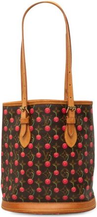 Louis Vuitton Brown Pvc Leather Shoulder Bag Tote Bag (Pre-Owned)