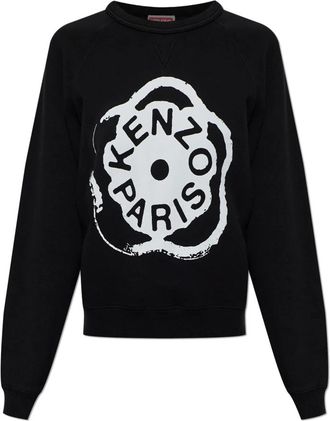 Kenzo Logo Sweatshirt - Dames - Sweatshirts - Zwart - L - Hoodies & sweatvesten