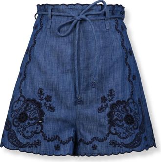 Zimmermann Donna, Pantaloncini, Blu, M, new