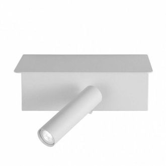 Fabrilamp Aplique 3w 4000k Leonardo Blanco C/estante Y Usb 150lm C/interruptor 14x18x14cm Orientb