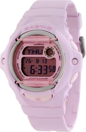 Casio Baby-G Alarm World Time Quartz Digital Pink Dial Ladies Watch BG-169U-4BDR