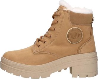 Palladium Pallarise NBK L - Dames - Veterlaarzen - Bruin - 38 EU - Schoenen