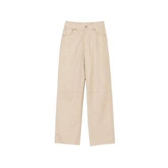 By Malene Birger Wide-leg Leather Trousers