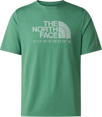 The North Face 24/7 Logo Graphic S/S Tee Funktionsshirt f&uuml;r Herren | gr&uuml;n/t&uuml;rkis