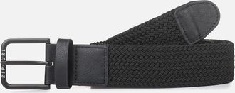 Rip Curl Mens Rip Curl Mens Hope Rope Metal Buckle Woven Belt - Black - Size: ONE size