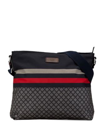Gucci 2000-2015 Diamante Nylon Web crossbody bag - women - Nylon - One Size - Blue