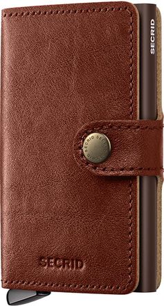 Secrid Premium Miniwallet+ Basco in Whiskey at Nordstrom