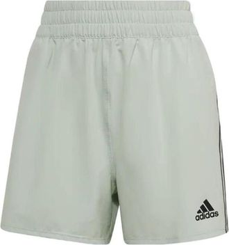 adidas (WMNS) adidas Train Icons 3-Stripes Woven Shorts Asia Sizing Olive Green HJ9823