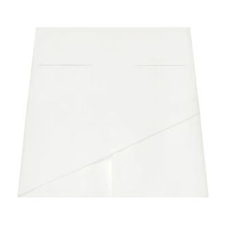 Courr&egrave;ges Falda cruzada asim&eacute;trica - Skirts - Mujer - Blanco - S