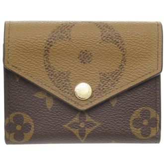 Louis Vuitton Brown Monogram Monogram Wallet (Tri-Fold) (Pre-Owned)