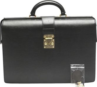 Louis Vuitton Tweedehands leren Louis Vuitton tassen - Dames - Vintage Handtas - Zwart - ONE Size - Leer - Vintage