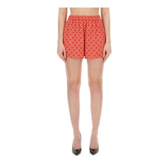 Michael Kors Mujer, Pantalones cortos, Rojo, Talla: M