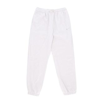 Nike Plush Fleece Jogger Sportswear Broek - Dames - Trainingsbroeken - Wit - L - Polyester - Fitness