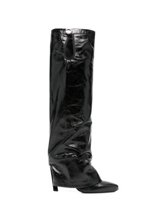 The Attico Black Pointed-toe Boots