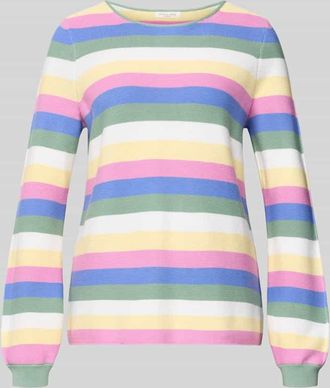 Christian Berg Strickpullover aus reiner Baumwolle in Mint, Gr&ouml;&szlig;e XXL