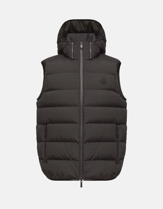 Moncler Mens ARINELLA GILET - Black - Size: 40/Regular