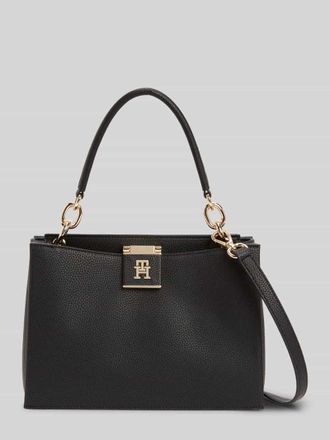 Tommy Hilfiger Henkeltasche in Lederoptik in Black, Gr&ouml;&szlig;e 1