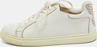 Sophia Webster White Leather Bibi Butterfly Sneakers