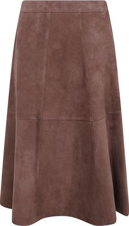 The Jackie Leathers Skirt Suede Sandy