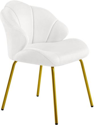 Yaheetech Poltrona in Velluto Moderno Poltrocina con Schienale a Forma di Conchiglia Sedia Imbottita da Lettura per Soggiorno Camera da Letto Ufficio Sedia