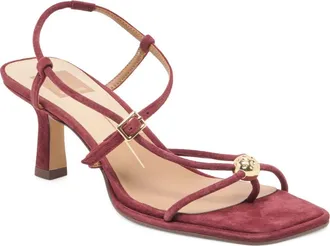 Dolce Vita Mylee Heels Sandal in Berry Suede at Nordstrom, Size 6.5
