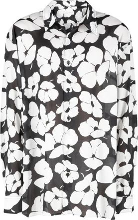 Dries Van Noten MW Shirt Stampa Floreale - Heren - Casual Overhemden - Veelkleurig - S - Overhemden
