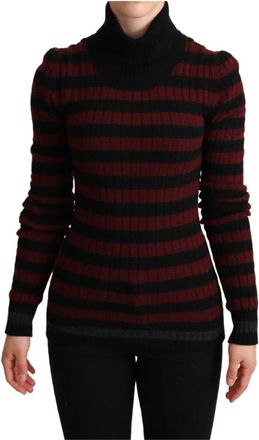 Dolce & Gabbana Coltruien - Dames - Coltruien - Veelkleurig - S - Wol - Truien & Vesten
