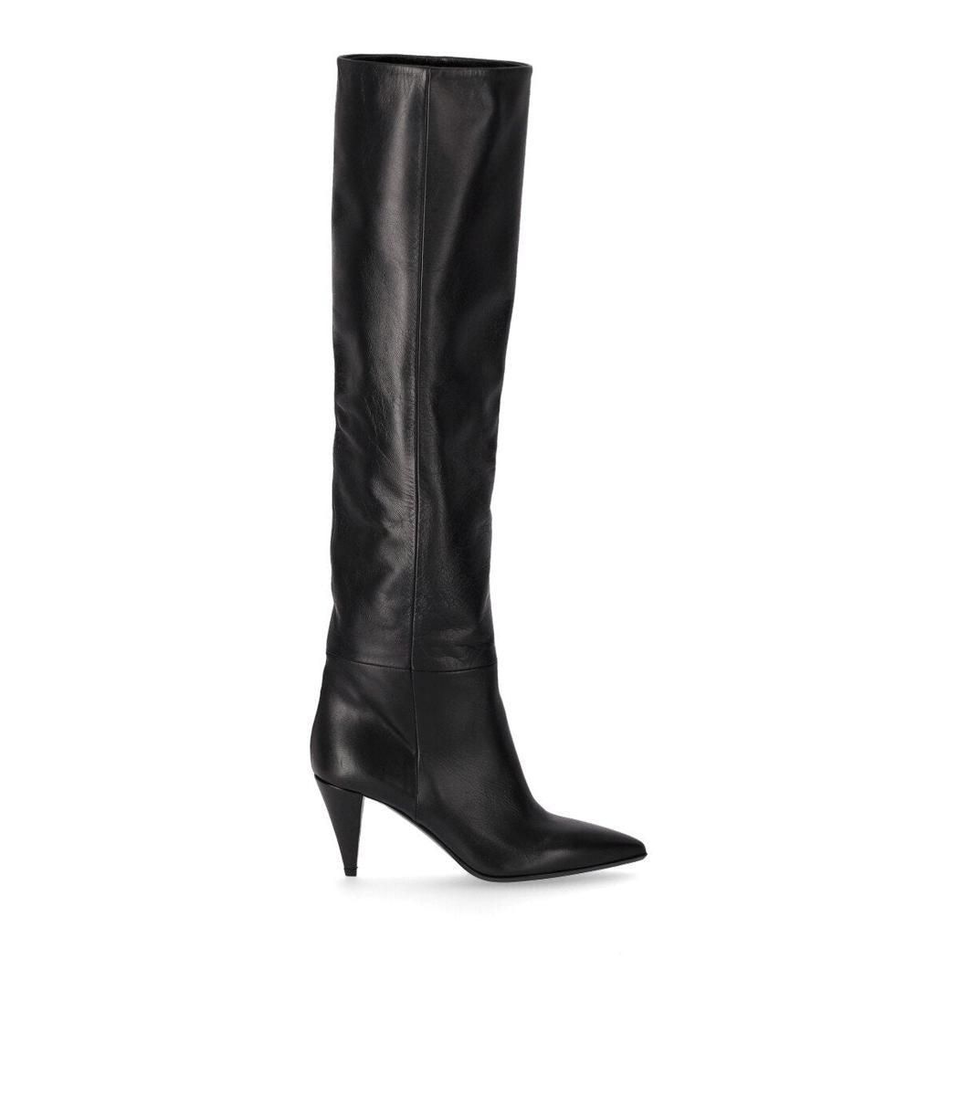 3JUIN BLACK レザー ALEXA ブーツ 3Juin Black Leather Alexa Boots from $318.00 - on Stylight
