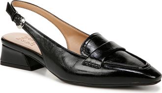 Naturalizer Garner Slingback Loafer in Black Faux Leather at Nordstrom Rack, Size 6.5
