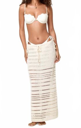 L*Space Tula Maxi Skirt In Cream