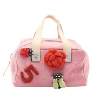 Chanel Pre-owned Canvas Handtas - Dames - Pre-owned - Roze - Maat: ONE Size Leer