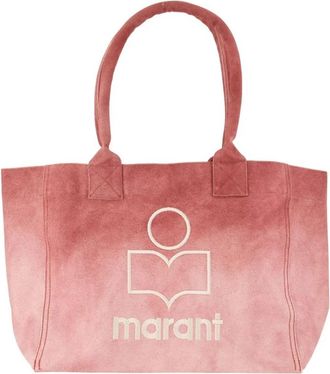 Isabel Marant Yenky Zipped Tote Bag - Dames - Shoppers - Roze - ONE Size - Katoen - Tassen