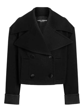 Dolce & Gabbana Double-Breasted Cropped Jacket