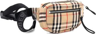 Burberry Marsupio Cannon Bum Vintage Check - Toni neutri