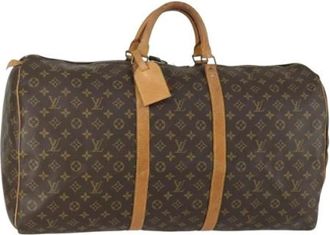 Louis Vuitton Vintage Weekend Bags, unisex, Brown, ONE SIZE, Pre-owned Weekend Bag