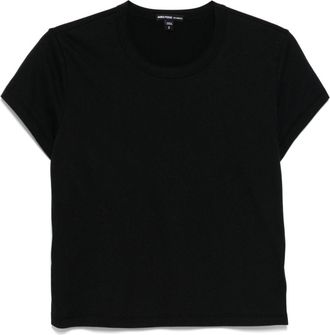 James Perse Brushed Elevated Jersey Short Sleeve T-shirt - Black