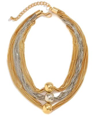 Liv Oliver 18K Plated Layer Necklace
