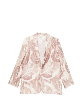 Alysi Womens Printed Single-Breasted Jacket