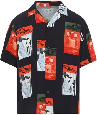 Carhartt Work in Progress Black Graphic Print Shirt