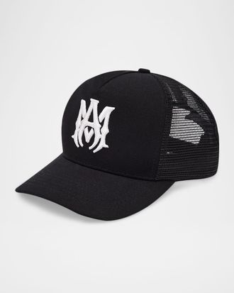 Amiri Men & apos;s MA Logo Trucker Hat