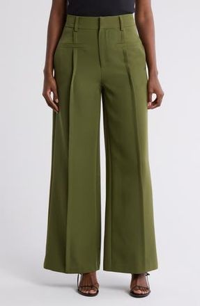 By Design Marcia Wide Leg Pants in Cypress at Nordstrom Rack, Size 12