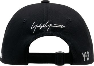 Yohji Yamamoto Unisex Mer Dad Cap - Y-3 Cotton Black Accessories Hats