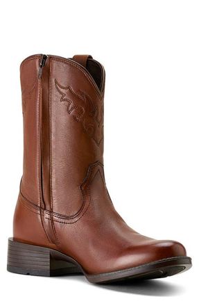 Ariat Sonoro Roper Toe Western Boot in Cinnamon Brown at Nordstrom, Size 10.5