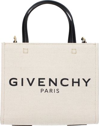Givenchy Borse Givenchy G Tote Donna Tessuto Beige