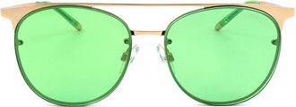Ana Hickmann HI3042 04A Womens Sunglasses Green Size 57