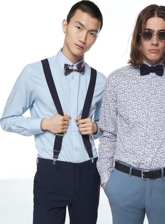 Soul of London Mens Stretch shirt Modern fit