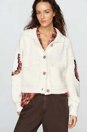 Pilcro Utility Sweater Jacket